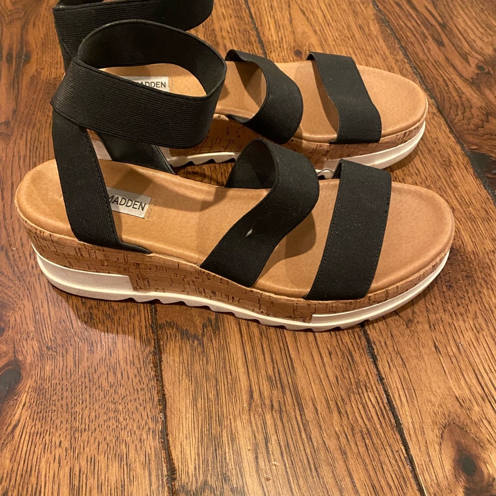 Steve Madden Black Women's Sandals